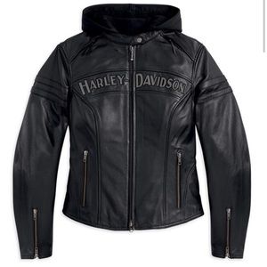 COPY - Harley Davidson womens leather biker jacket